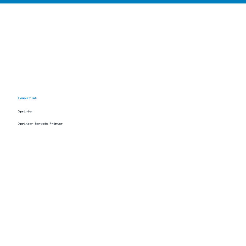 Xprinter Barcode Printer